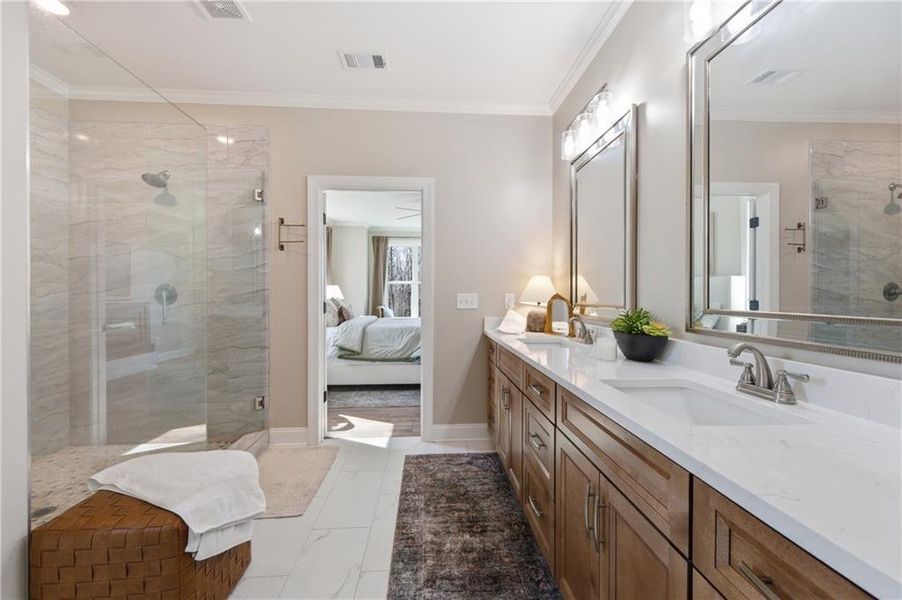 Furnished interior view inside a new home in , Ball Ground (Image 14).