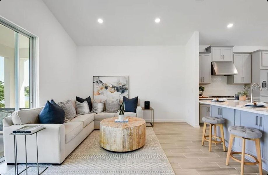 Furnished interior view inside a new home in Ardisia Park, New Smyrna Beach (Image 8).