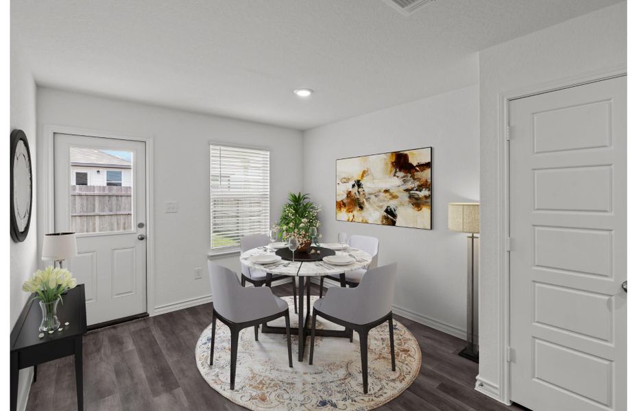 Representative furnished interior of a home built from the Taft by Centex in Davis Ranch, San Antonio (Image 8).