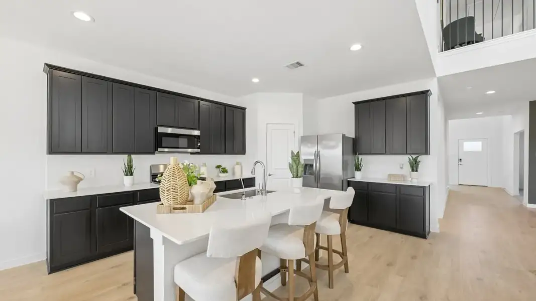 Furnished interior view inside a new home in Evergreen, Rosenberg (Image 13).