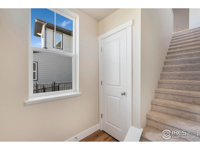 Entry from attached garage with stairs leading to your ranch style condo! Entry from attached garage with stairs leading to your ranch style condo!