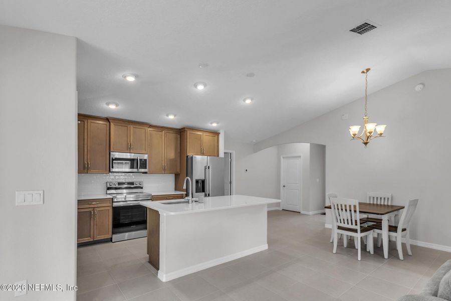Furnished interior view inside a new home in , Palm Coast (Image 29).