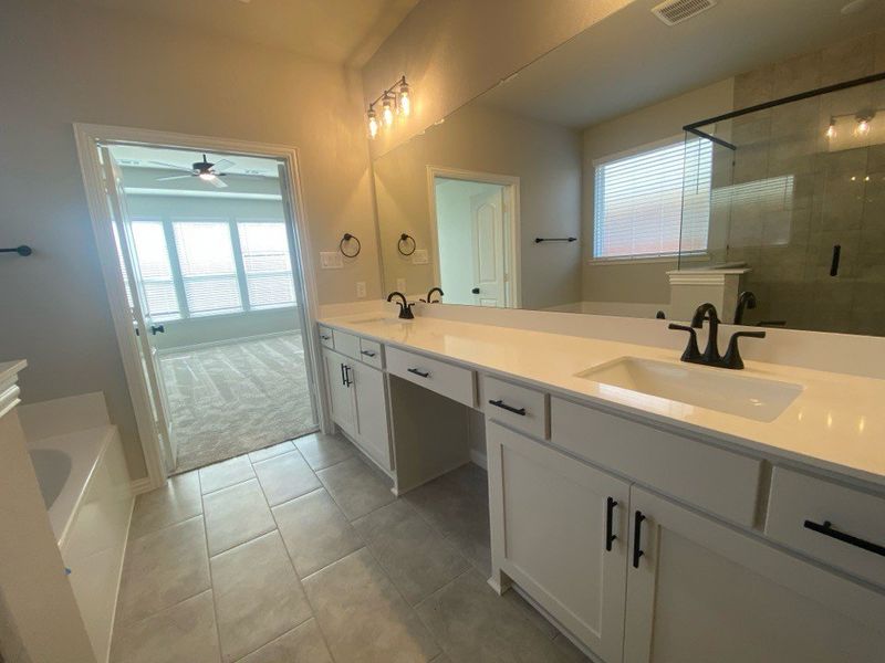 Furnished interior view inside a new home in Morningstar, Aledo (Image 7). Furnished interior view inside a new home in Morningstar, Aledo (Image 7).