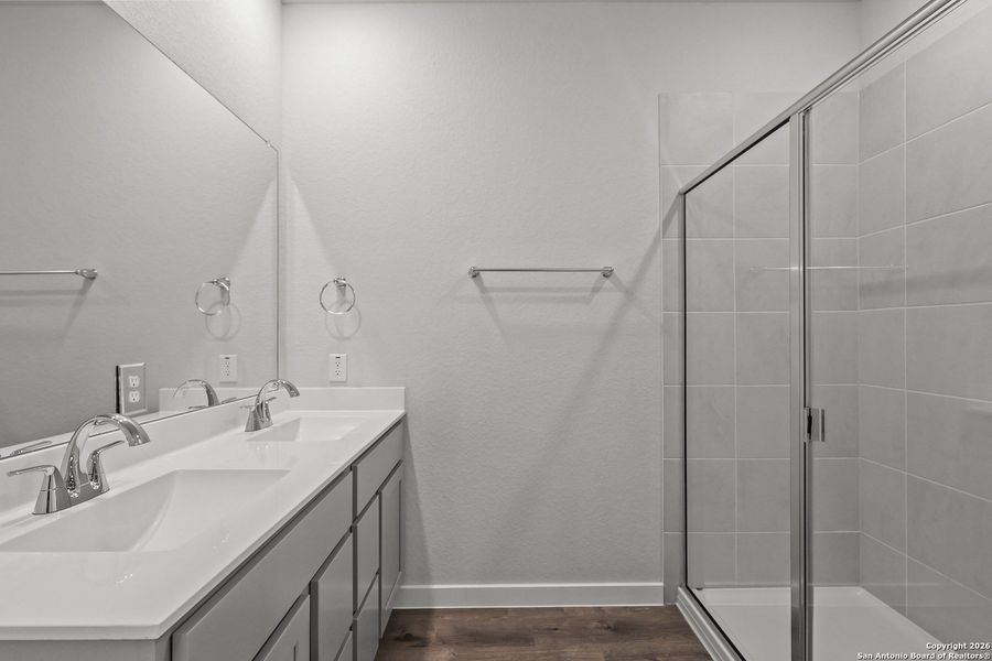 Furnished interior view inside a new home in Summerlin, San Antonio (Image 5).