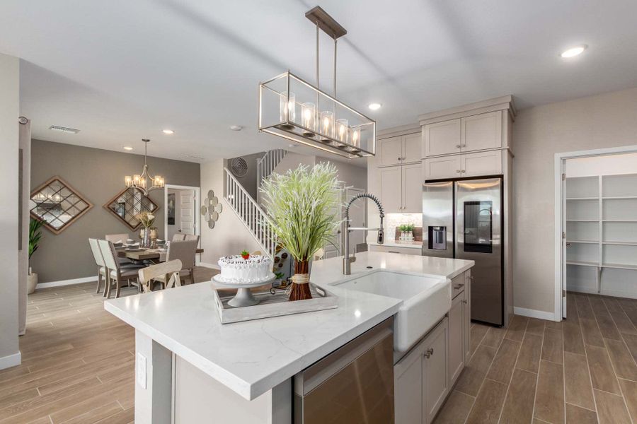 Kitchen & Dining Area | Prescott | The Villages at North Copper Canyon – Valley Series | New homes in Surprise, Arizona | Landsea Homes