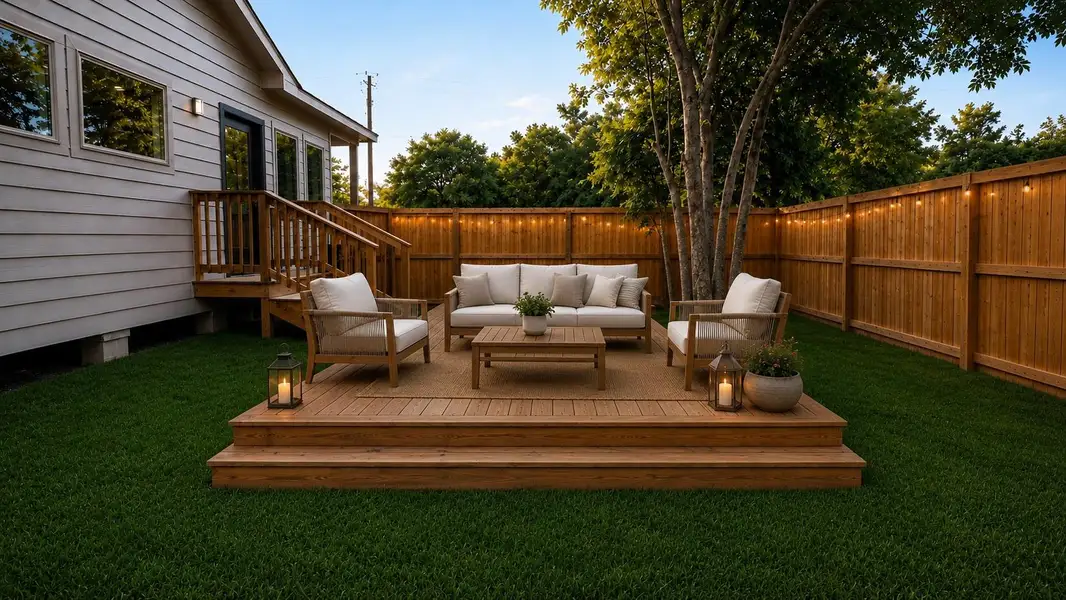 Exterior details and patio area of a home in , Houston (Image 25).