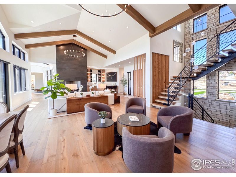 Furnished interior view inside a new home in , Longmont (Image 38).
