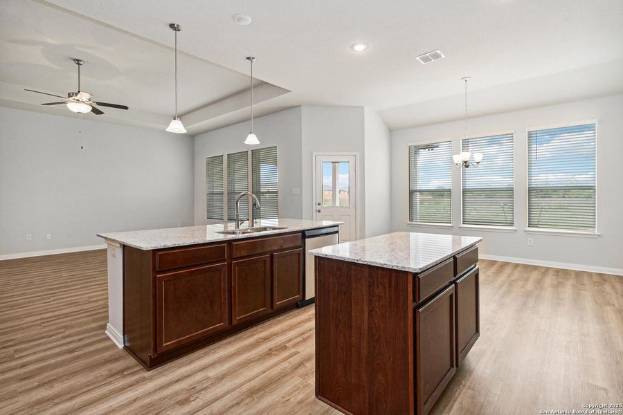 Furnished interior view inside a new home in Lonesome Dove, San Antonio (Image 11).