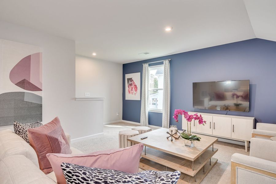 Optional Upper Level Finished Attic Flex Room