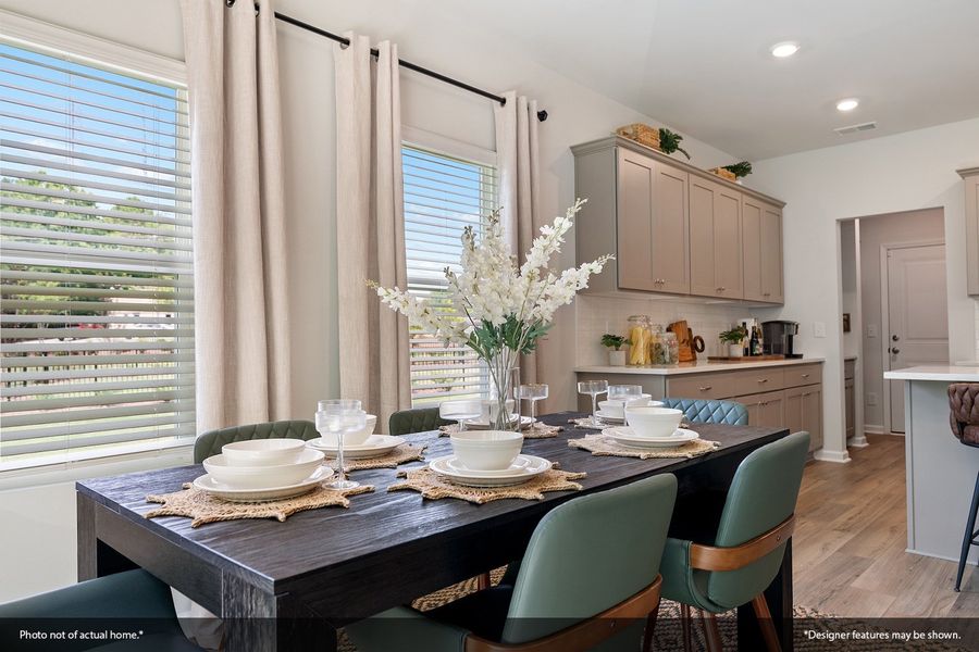 Furnished interior view inside a new home in Nichols Landing, Charlotte (Image 12).