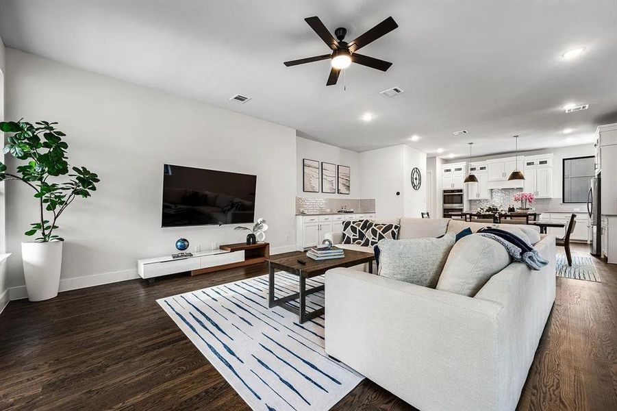Furnished interior view inside a new home in , Rowlett (Image 8).