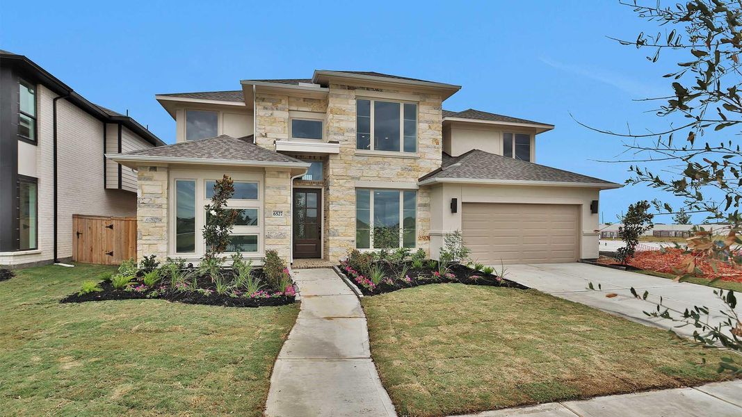 Exterior details and patio area of a home in Valencia 60', Manvel (Image 15). Exterior details and patio area of a home in Valencia 60', Manvel (Image 15).