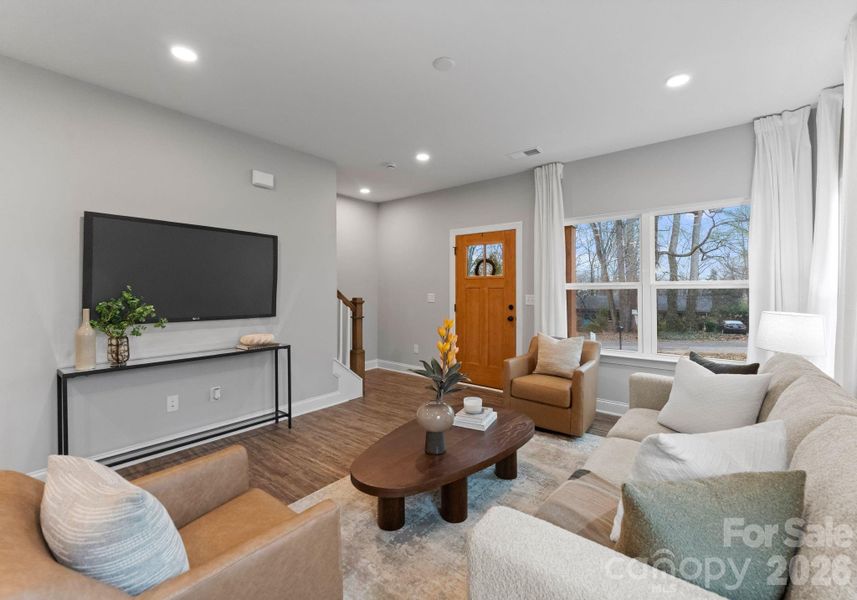 Furnished interior view inside a new home in , Charlotte (Image 6).