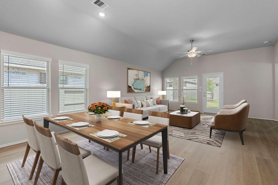 Furnished interior view inside a new home in Pomona 50' & 55', Manvel (Image 5).