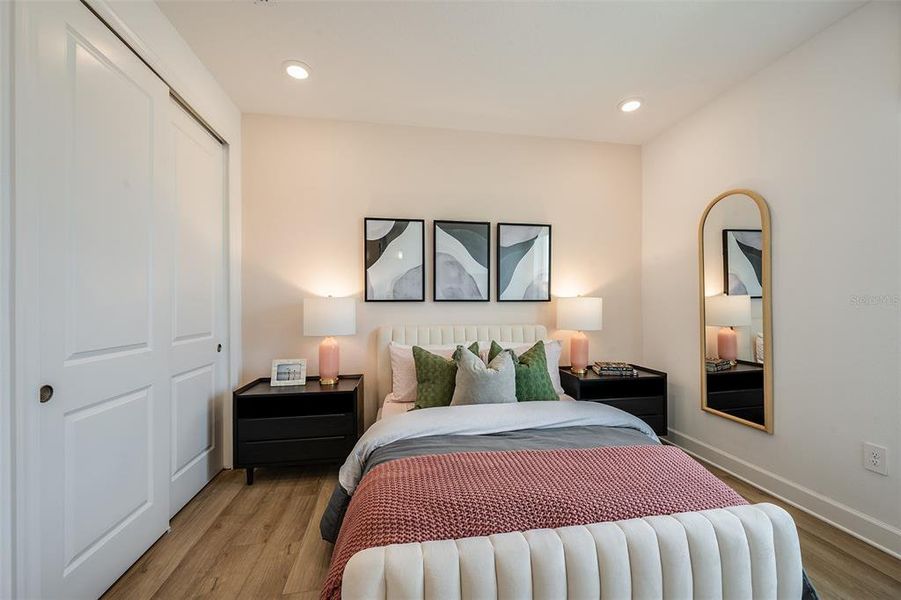 Furnished interior view inside a new home in Esplanade at Wellen Park, Englewood (Image 20).