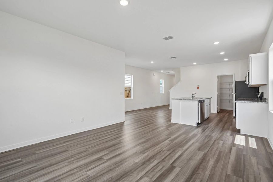 Representative unfurnished interior of a home built from the Barnard by Starlight Homes in The Wilder, Adkins (Image 14).
