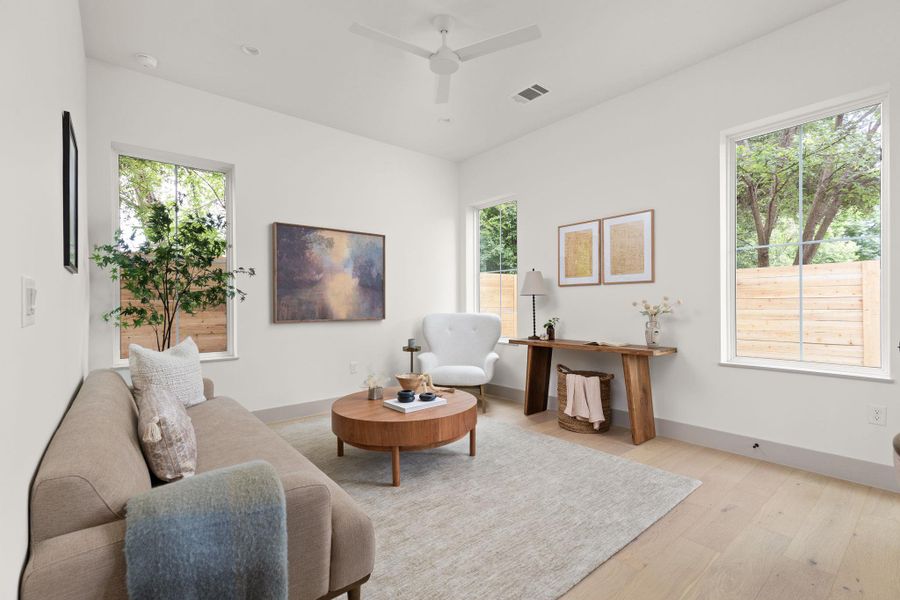Furnished interior view inside a new home in , Austin (Image 7).