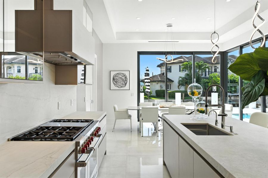Furnished interior view inside a new home in , Boca Raton (Image 46).