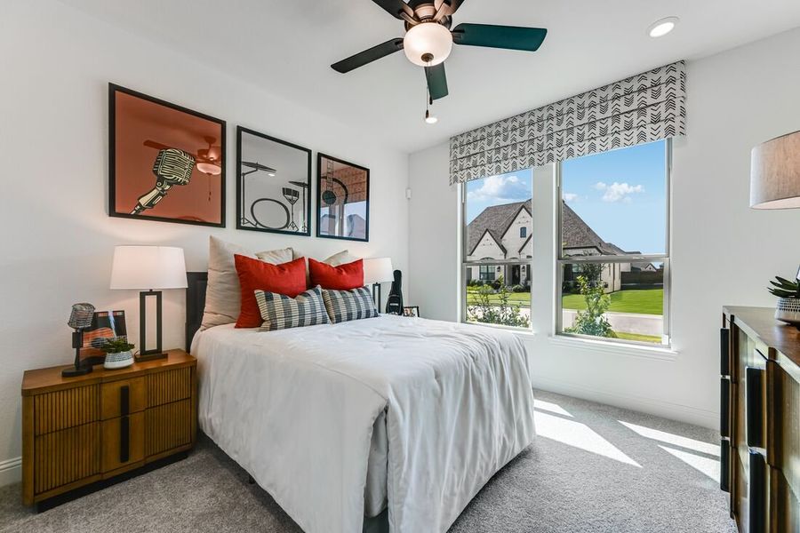Furnished interior view inside a new home in South Oak, Lakewood Village (Image 17).