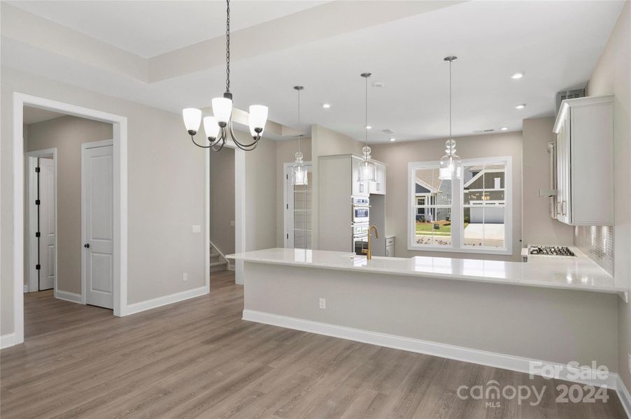 Great Room into Kitchen