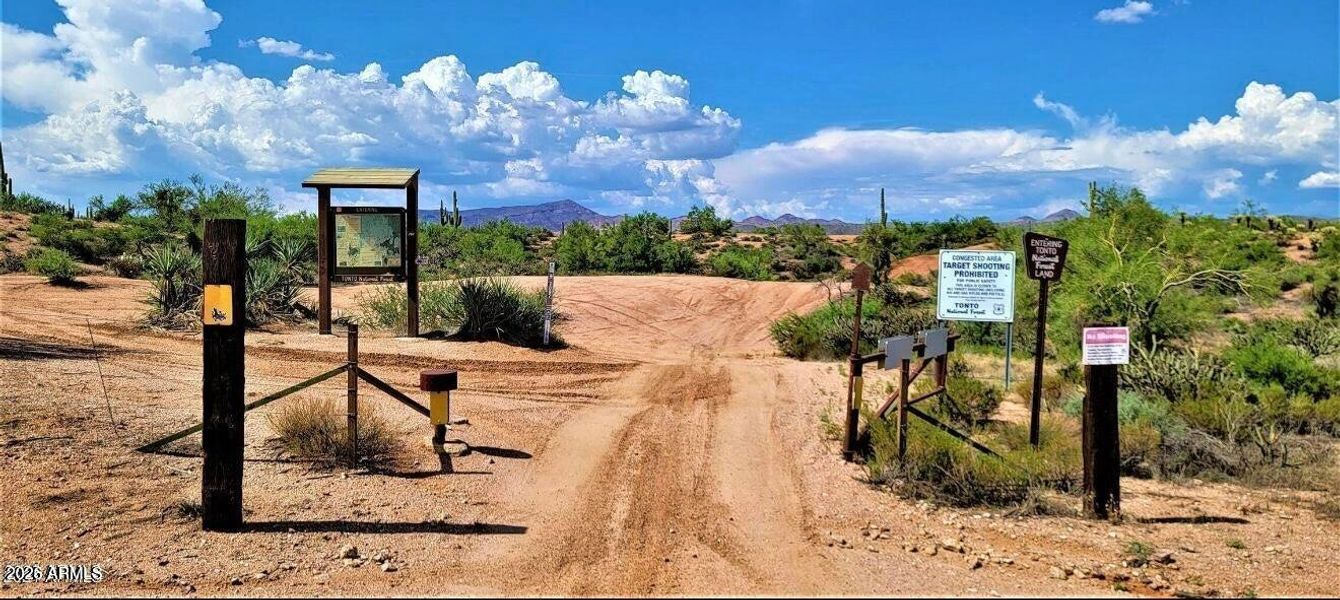 National Forest entrance