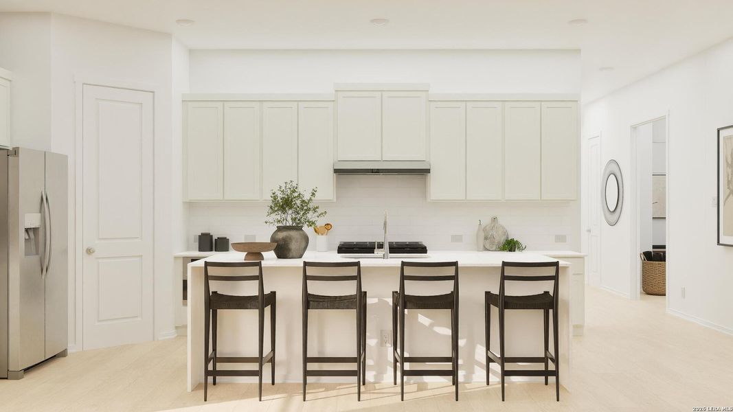 Furnished interior view inside a new home in Northlake, San Antonio (Image 36).