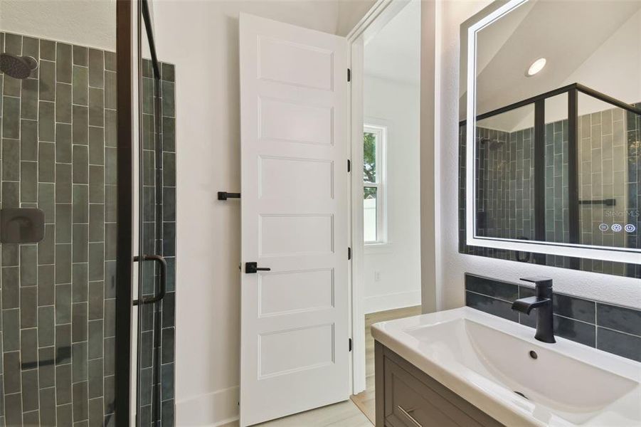 Furnished interior view inside a new home in , Tampa (Image 18).