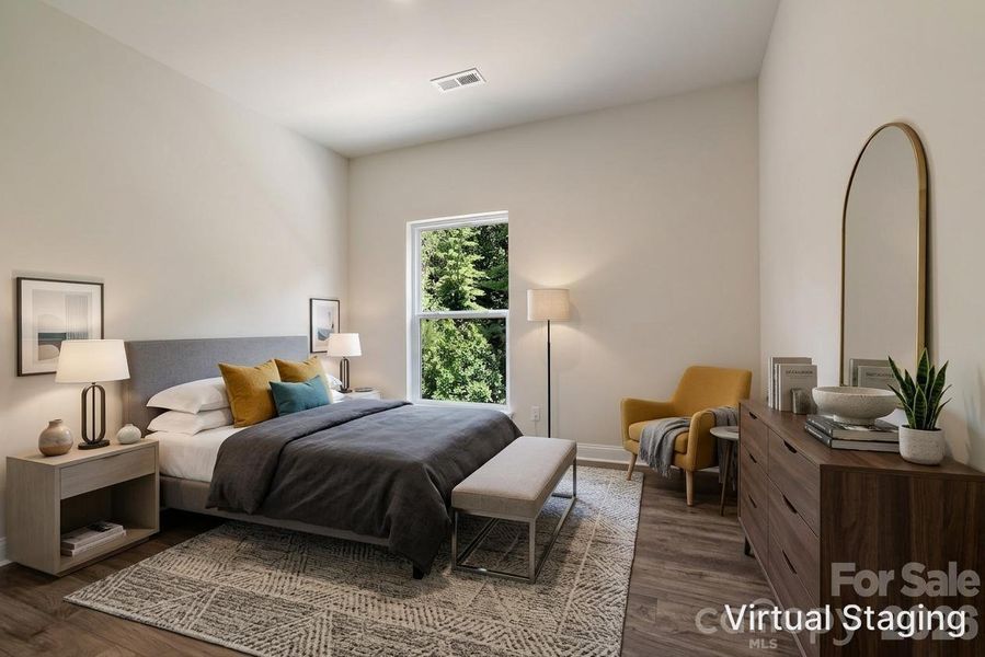 Furnished interior view inside a new home in , Asheville (Image 7).