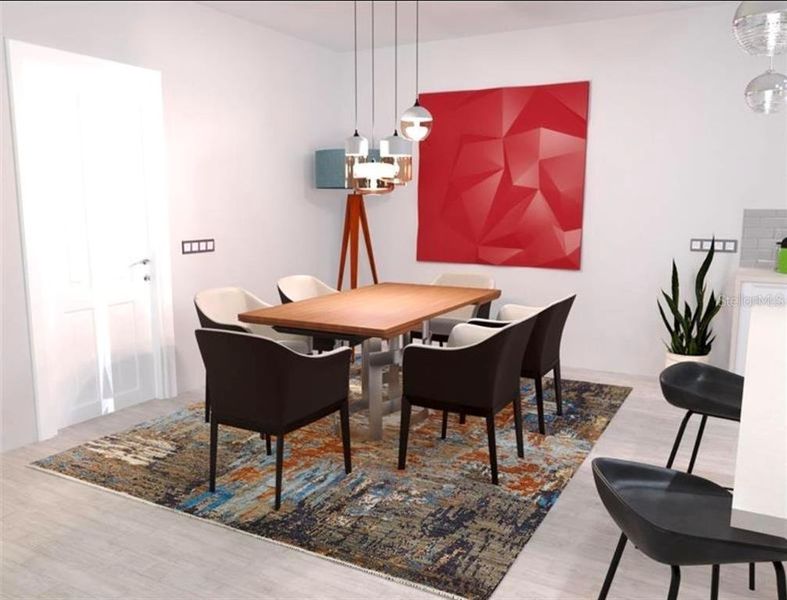 Furnished interior view inside a new home in , Citrus Springs (Image 5).