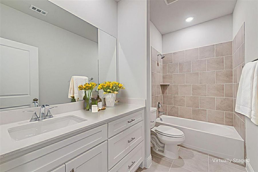 Furnished interior view inside a new home in Sicily, Princeton (Image 12).