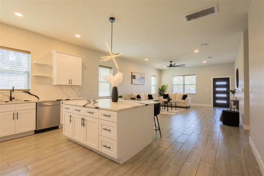 Furnished interior view inside a new home in , New Port Richey (Image 16).