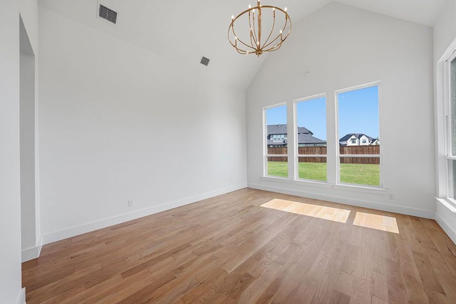 Spacious, unfurnished interior of a new home in Light Farms Graham/Reagan, Celina (Image 36).