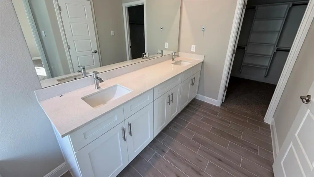 Furnished interior view inside a new home in Rock Creek Ranch, Fort Worth (Image 7).