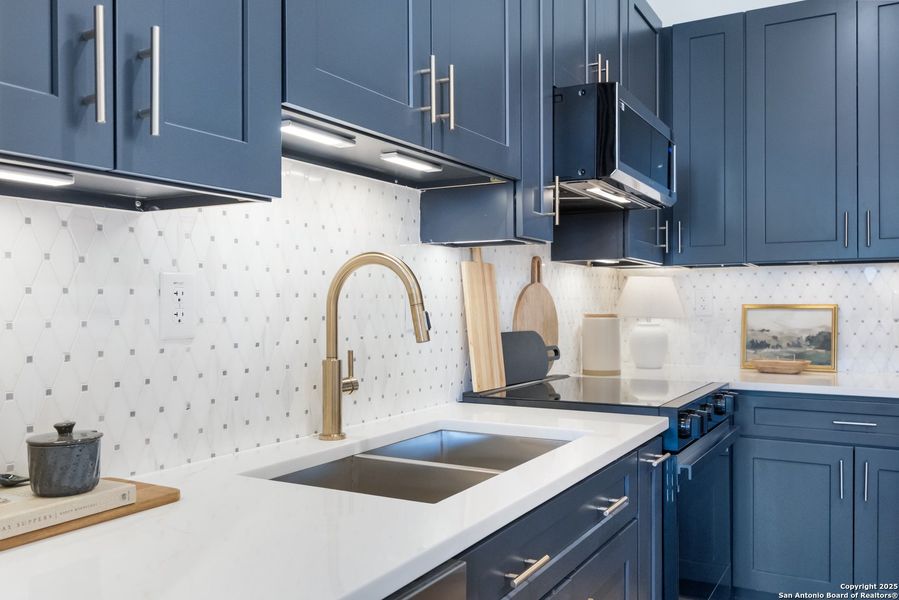 Furnished interior view inside a new home in , San Antonio (Image 16). Furnished interior view inside a new home in , San Antonio (Image 16).