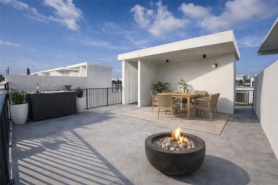 Virtually Staged, Terrace