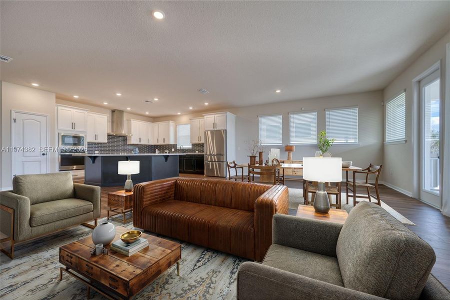 Furnished interior view inside a new home in , Clermont (Image 8).