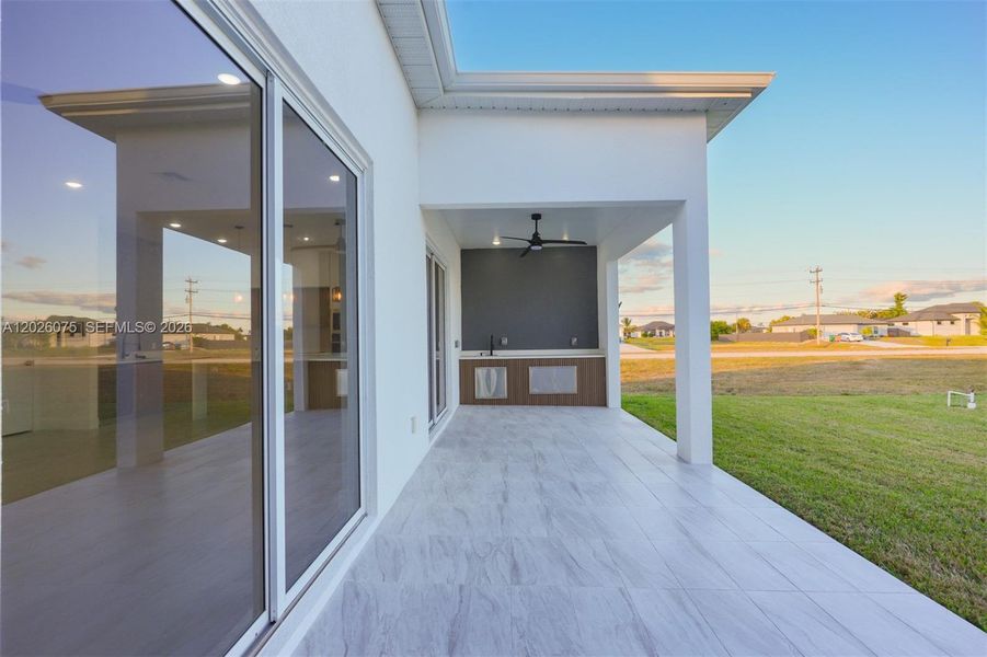 Exterior details and patio area of a home in , Cape Coral (Image 3).