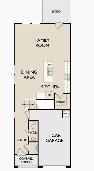 2D floor plan layout for the Ross by Starlight Homes in Pinckney Place, North Charleston, SC (Image 4).