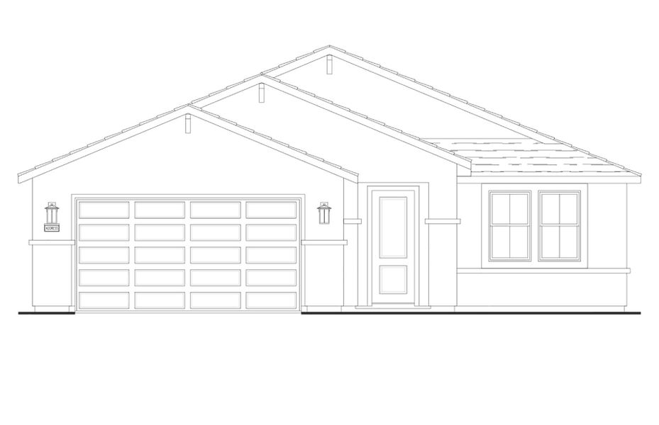 Representative rendering of the exterior for the Sanctuary by Del Webb (Image 1).