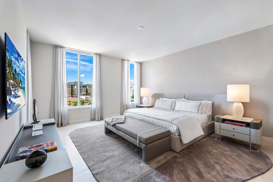 Furnished interior view inside a new home in Alina Residences, Boca Raton (Image 7).