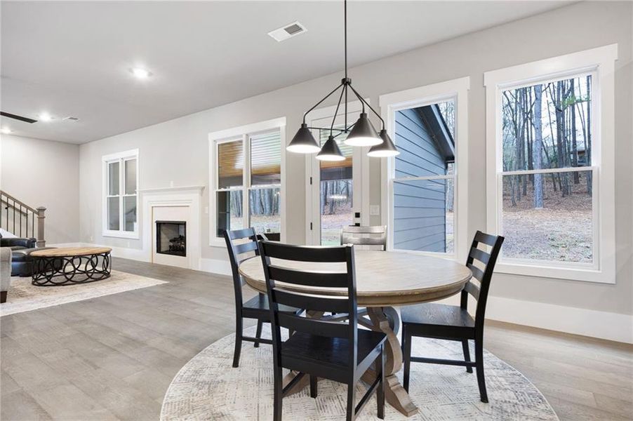 Furnished interior view inside a new home in , Canton (Image 9). Furnished interior view inside a new home in , Canton (Image 9).