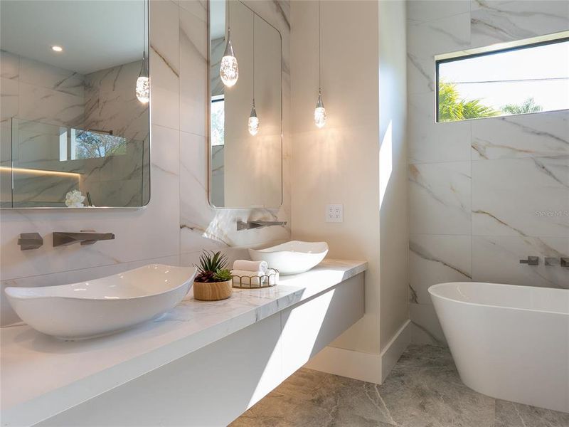 Furnished interior view inside a new home in , Sarasota (Image 42).