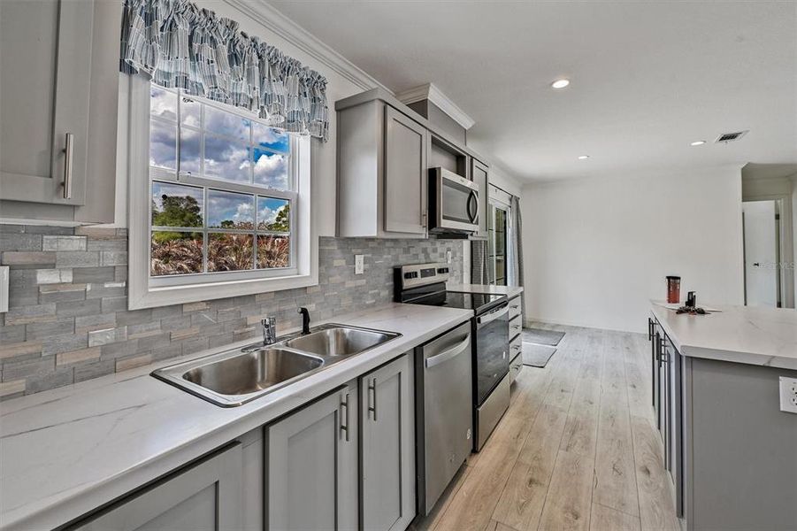 Furnished interior view inside a new home in , North Fort Myers (Image 8).