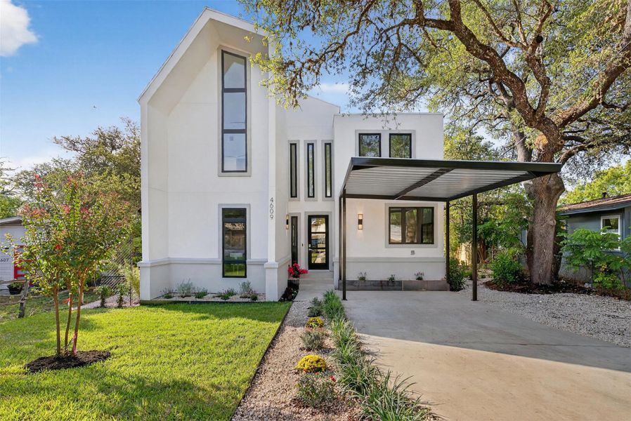 Pulling up to this modern home sitting on one of the largest lots in 78745 you will notice the quality of the landscaping. This home features over $25,000 in landscape installations making the front + side yard + backyard feel lush and green. Pulling up to this modern home sitting on one of the largest lots in 78745 you will notice the quality of the landscaping. This home features over $25,000 in landscape installations making the front + side yard + backyard feel lush and green.