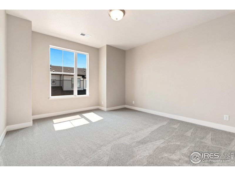 Oversized primary bedroom