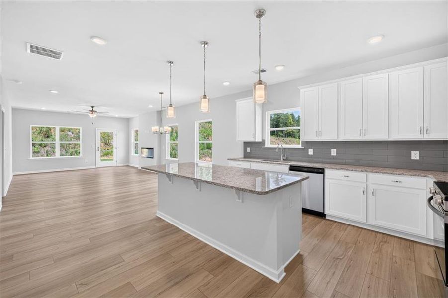 Furnished interior view inside a new home in Summerfield Place, Carrollton (Image 10).