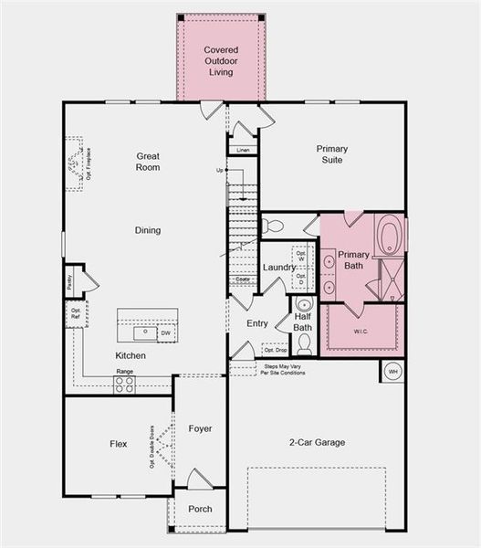 2D floor plan layout of this home in Windance Lake, Loganville, GA (Image 3). 2D floor plan layout of this home in Windance Lake, Loganville, GA (Image 3).