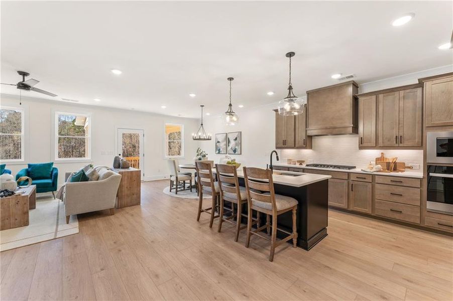 Furnished interior view inside a new home in Prescott Manor, Canton (Image 36).