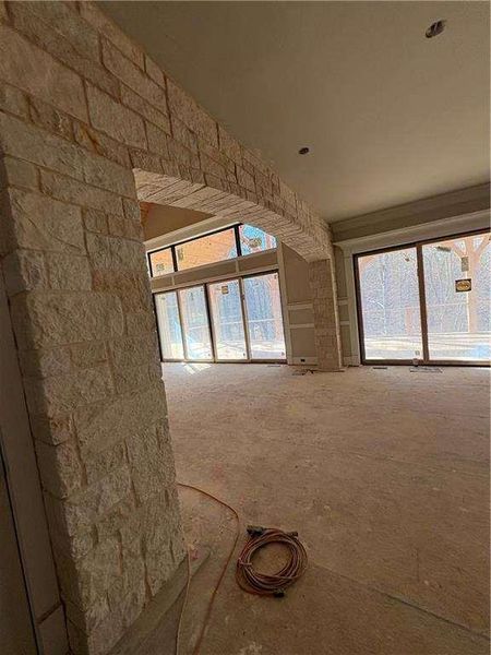 In-progress construction of a new home in , Gainesville, GA (Image 45).