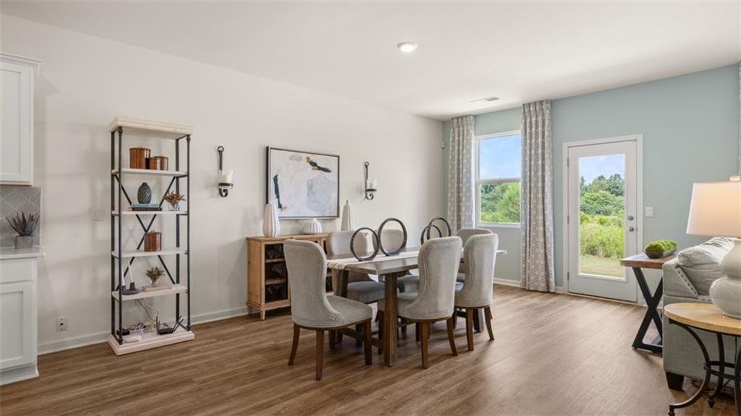 Furnished interior view inside a new home in The Preserve at Agricultural Village, Perry (Image 24).